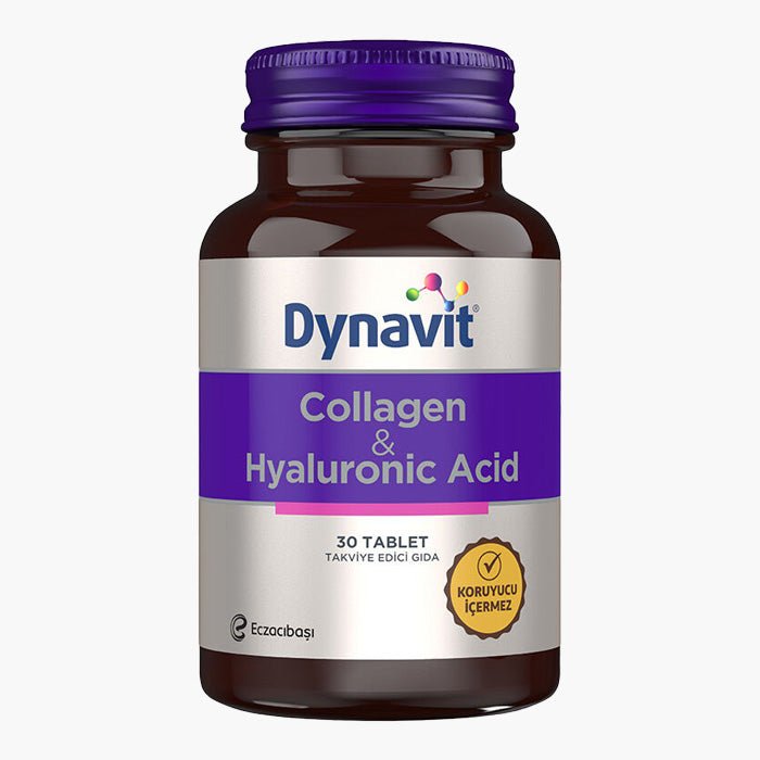 Eczacıbaşı Dynavit Collagen+Hyaluronik Acid 30 Tablet - Dermoderm