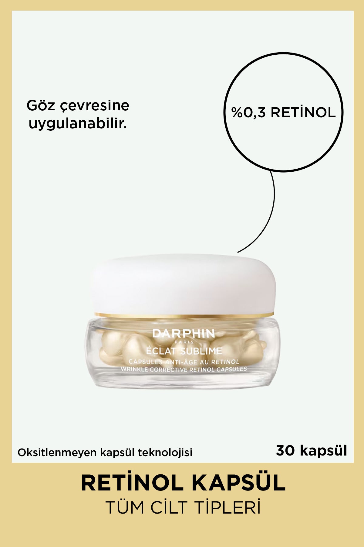 Darphin Eclat Sublime Retinol Kapsül 30 Kapsül