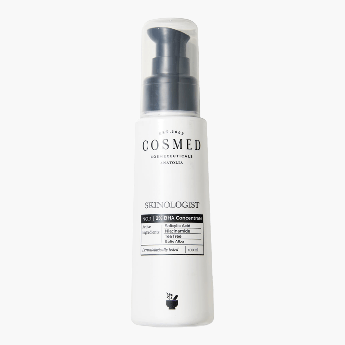 %2 BHA Concentrate - Siyah Nokta Karşıtı Salisilik Asitli Serum Tonik - Yağlı, Karma, Akne Eğilimli Ciltler - Dermoderm