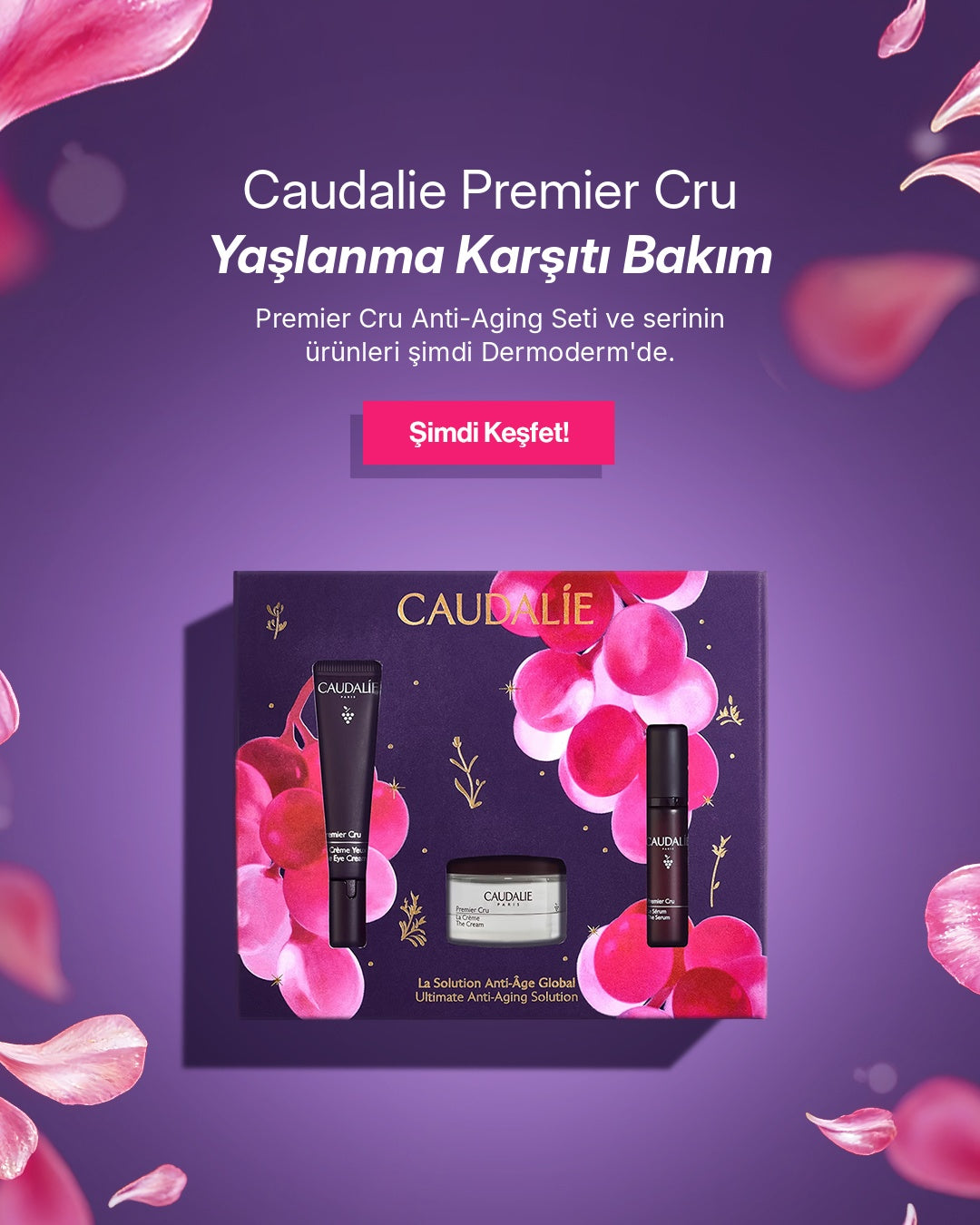 Caudalie Premier Cru yaşlanma karşıtı bakım: Anti-Aging Set