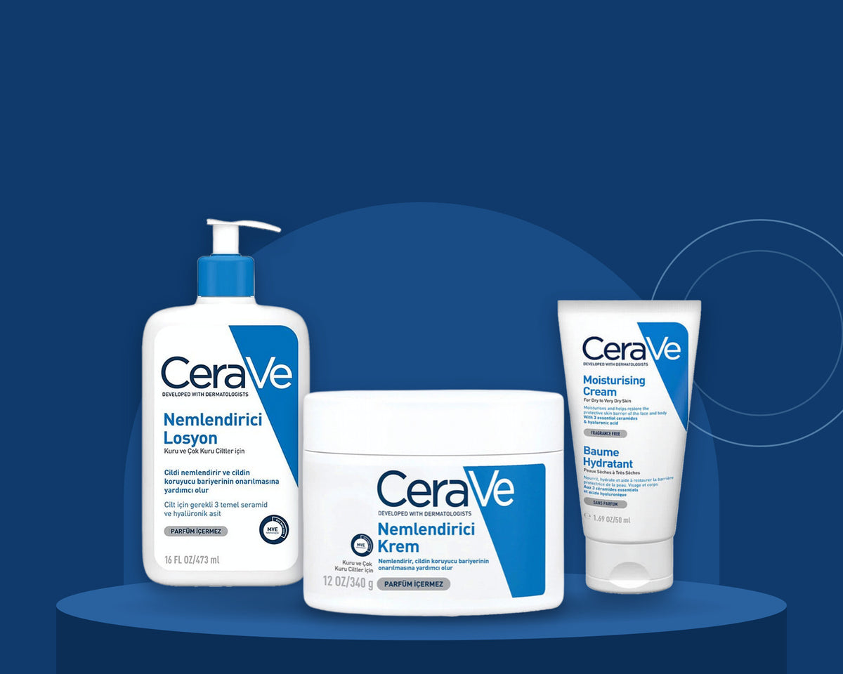 CeraVe nemlendirici ürünleri