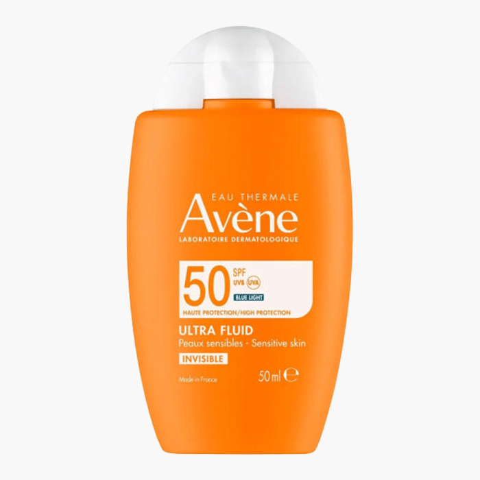 Avene Ultra Fluid Invisible SPF50 Normal ve Karma Ciltler İçin Güneş Kremi 50 ml - Dermoderm