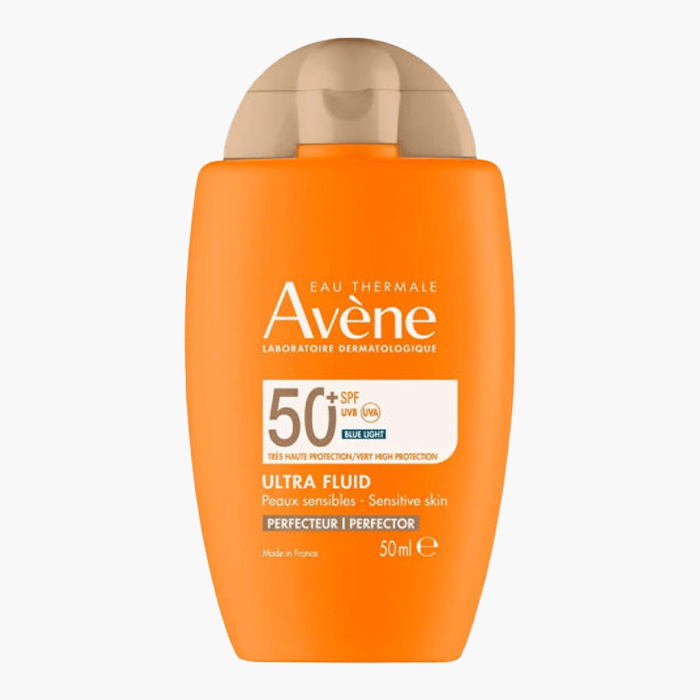 Avene Ultra Fluid Perfector SPF50+ Cilt Tonu Eşitleyici Renkli Güneş Kremi 50 ml - Dermoderm
