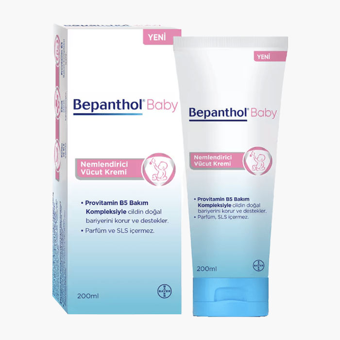 Bepanthol Baby Nemlendirici Vücut Kremi 200 ml - Dermoderm