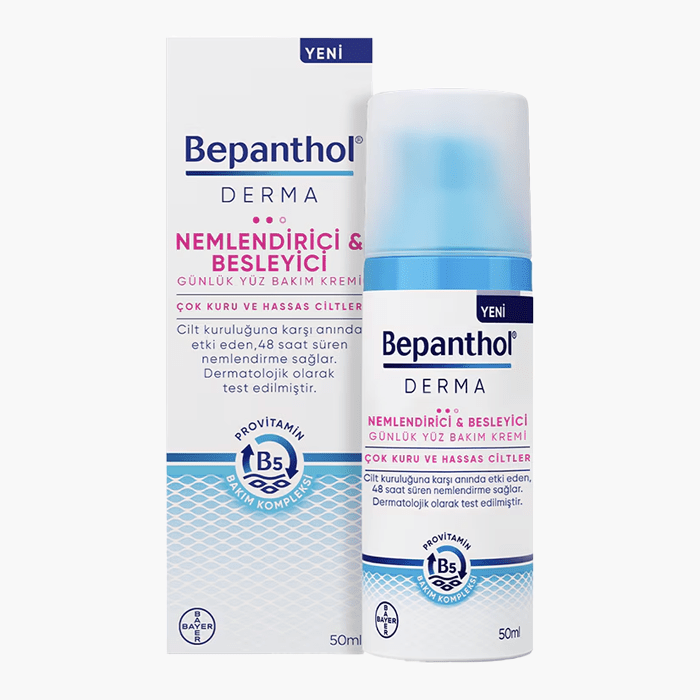 Bepanthol Derma Nemlendirici Besleyici Günlük Yüz Bakım Kremi 50 ml - Dermoderm