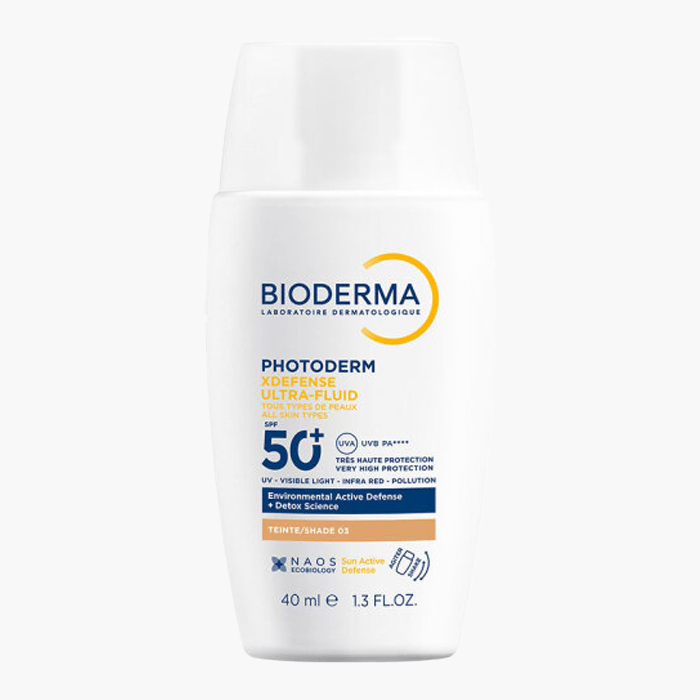 Bioderma Photoderm XDefense Spf50+ Tüm Cilt Tipleri İçin Renkli Güneş Kremi 40 ml - Golden - Dermoderm