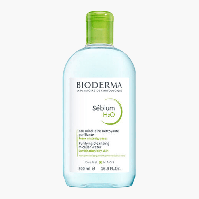 Bioderma Sebium H2O Yüz ve Makyaj Temizleme Suyu 500 ml - Dermoderm