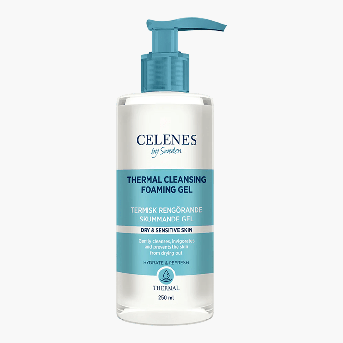 Celenes By Sweden Thermal Yüz Yıkama Jeli 250 ml - Kuru ve Hassas Cilt - Dermoderm