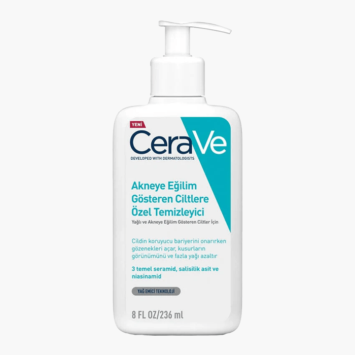 Cerave Akneye Eğilim Gösteren Ciltler İçin Özel Temizleyici 236 ml - Dermoderm