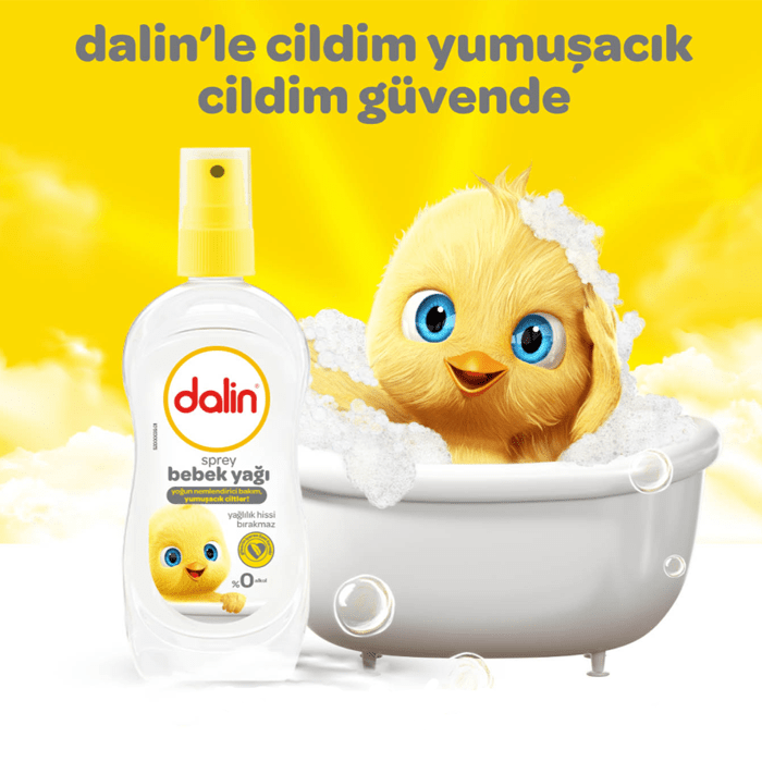 
                  
                    Dalin Sprey Bebek Yağı 200 ml - Dermoderm
                  
                