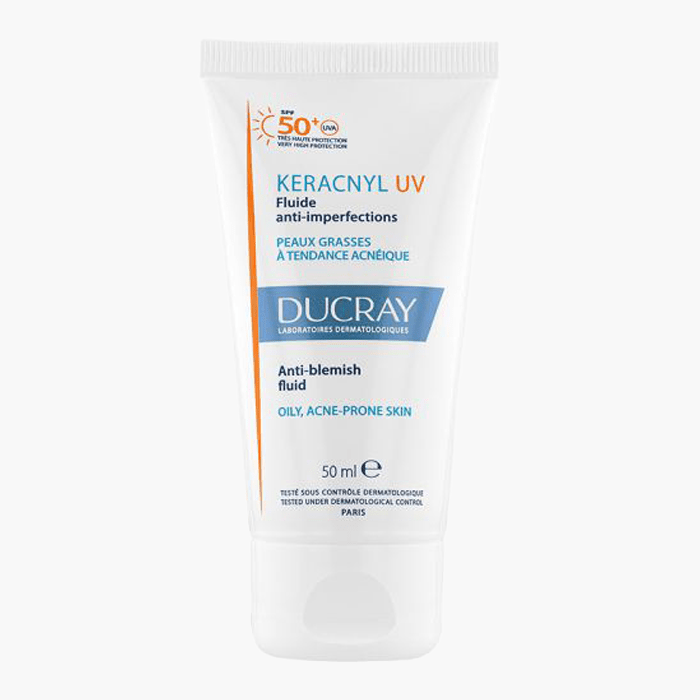 Ducray Keracnyl UV SPF50+ Yağlı Ciltler İçin Güneş Koruyucu 50 ml - Dermoderm