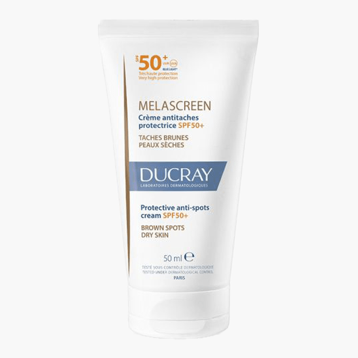 Ducray Melascreen Cream SPF50+ Lekeye Eğilimli Ciltler Güneş Koruyucu 50 ml - Dermoderm