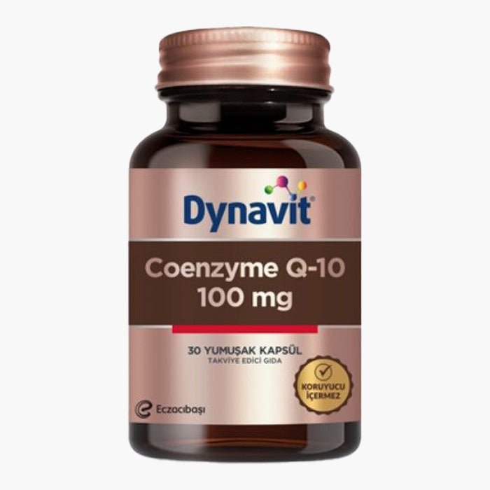 Eczacıbaşı Dynavit Coenzyme Q - 10 100 Takviye Edici Gıda 30 Yumuşak Kapsül - Dermoderm