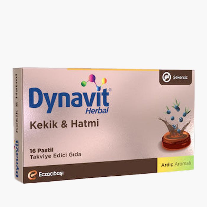 Eczacıbaşı Dynavit Herbal Kekik ve Hatmi İçeren 16 Adet Pastil - Dermoderm