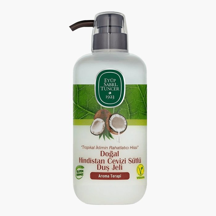 Eyüp Sabri Tuncer Doğal Hindistan Cevizi Sütlü Duş Jeli 600 ml - Dermoderm