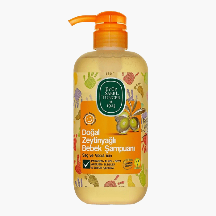 Eyüp Sabri Tuncer Doğal Zeytinyağlı Bebek Şampuanı 600ml - Dermoderm
