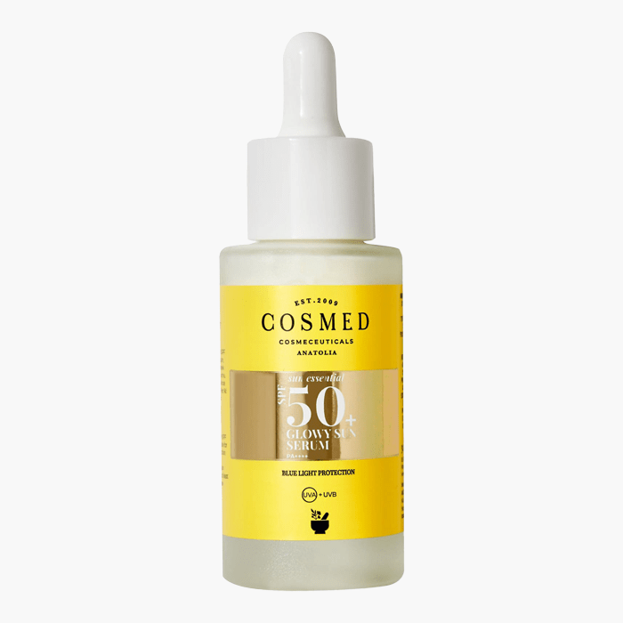 Güneş Koruyucu SPF50 Sun Serum - Glowy Sun Serum - Makyaj Altı - Dermoderm