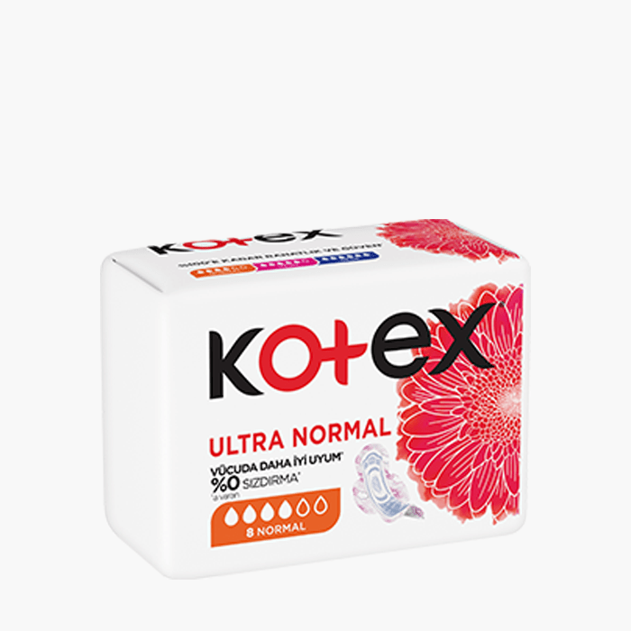 Kotex Ultra Normal Ped 8 Adet - Dermoderm