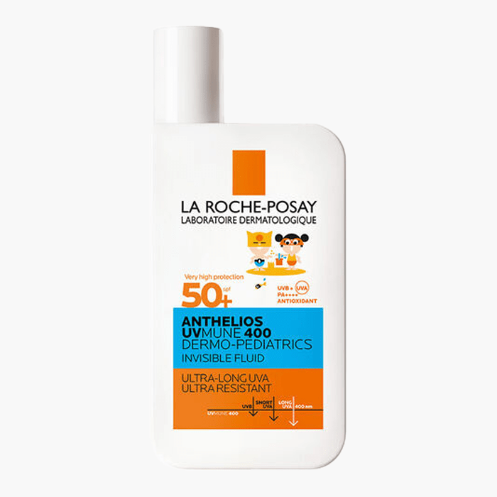 La Roche Posay Anthelios Dermo Pediatric Invisible Fluid SPF50+ Çok Hassas Ciltler Ve Çocuklar İçin Yüz Güneş Kremi 50 ml - Dermoderm