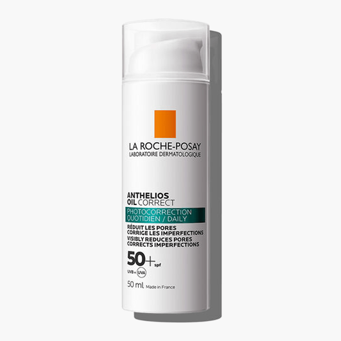 La Roche Posay Anthelios Oil Correct Yağlı ve Akneye Eğilimli Ciltler için Yüz Güneş Kremi 50 ml - Dermoderm