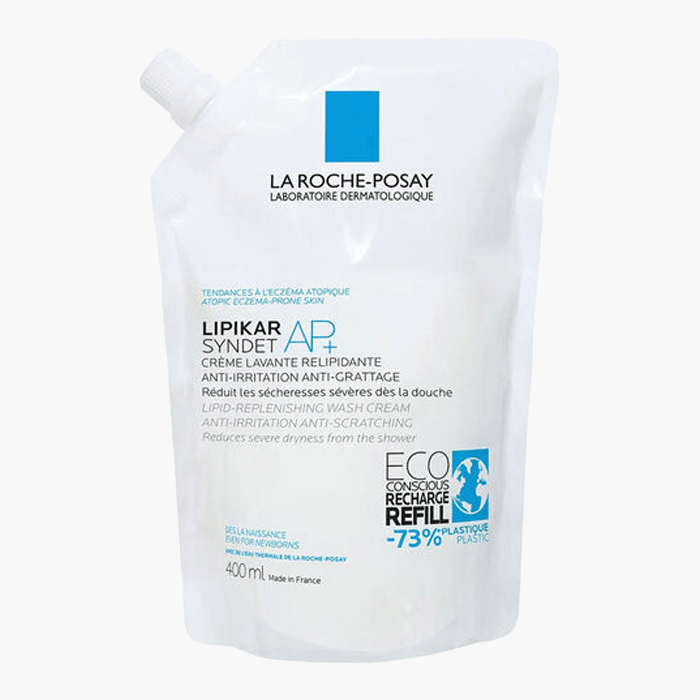 La Roche Posay Kuru Ciltler İçin Lipikar Syndet Ap+ Vücut Yıkama Jeli 400 ml - Refill - Dermoderm