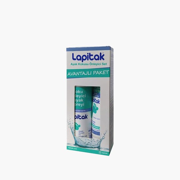 LAPITAK AYAK KOKUSU ÖNLEYİCİ SET (SPREY125ML+KREM) Avantajlı Paket - Dermoderm