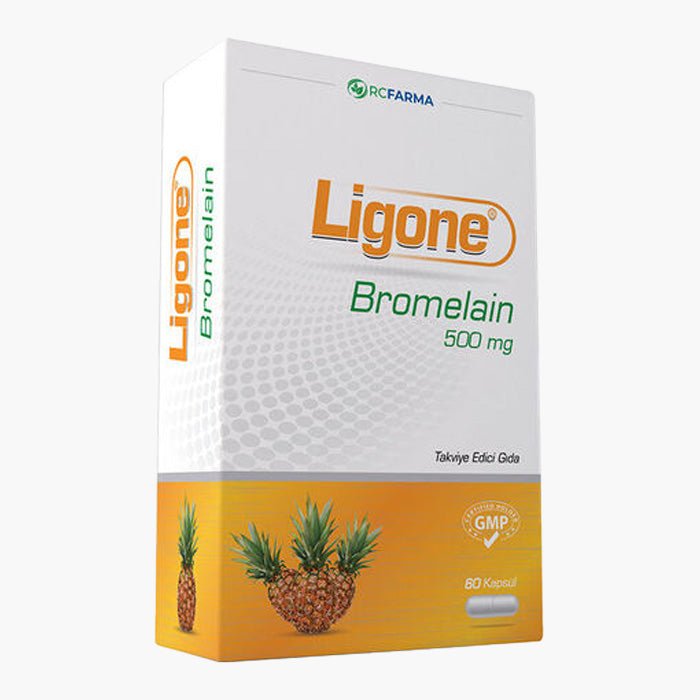 Ligone Bromelain 500mg 60 Kapsül - Dermoderm