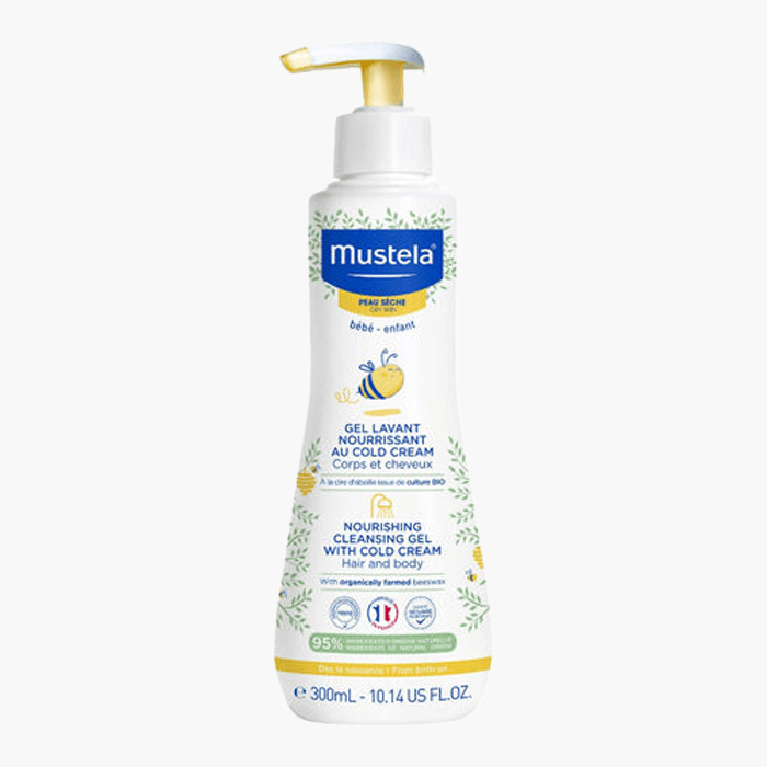 Mustela Cold Cream İçeren Besleyici Temizleme Jeli 300ml - Dermoderm