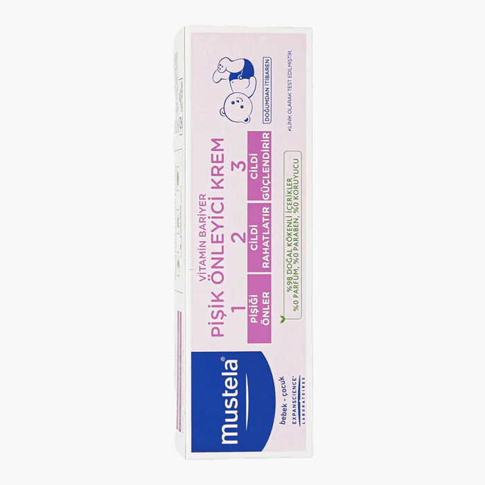 
                  
                    Mustela Vitamin Barrier 1 - 2 - 3 Cream 100ml + Kompost Edilebilir Islak Mendil 60 Yaprak - Dermoderm
                  
                