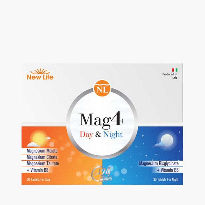 New Life Mag4 Day Night 60 Tablet - Dermoderm