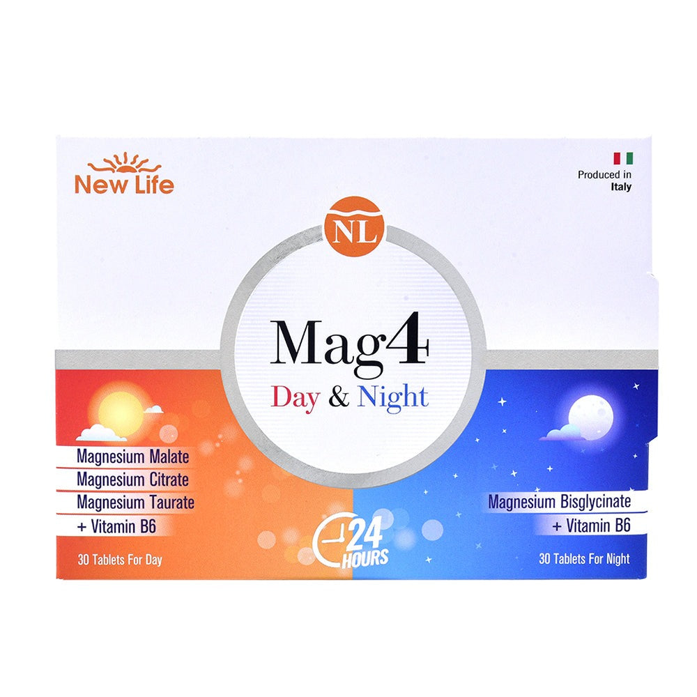 New Life Mag4 Day Night 60 Tablet - Dermoderm