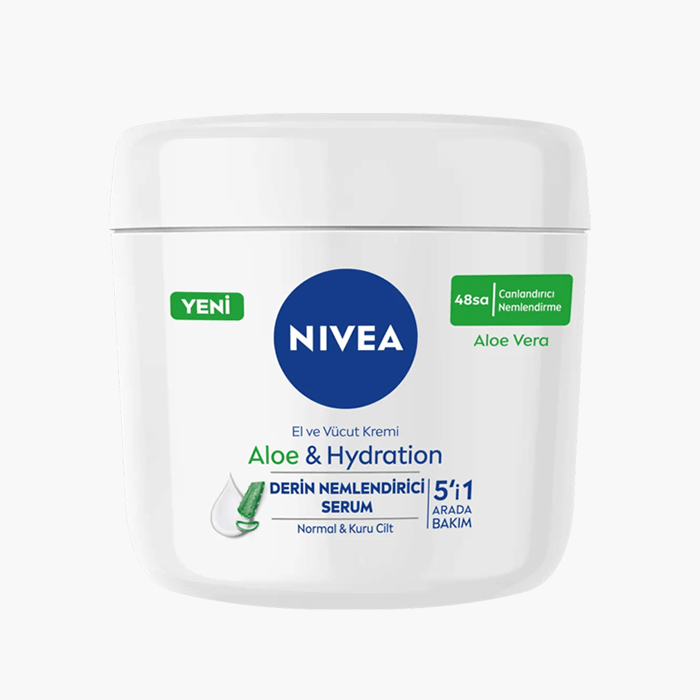 Nivea Aloe Vera El ve Vücut Bakım Kremi - Dermoderm