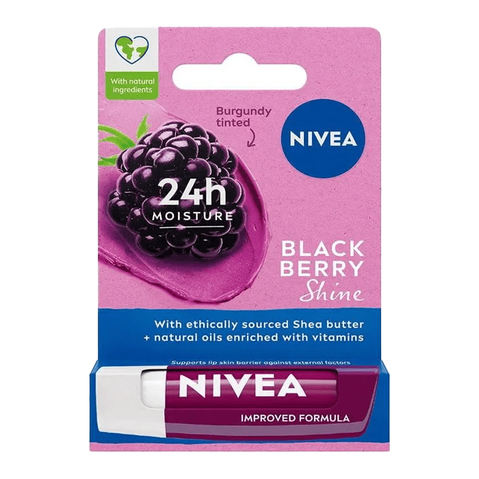 Nivea Blackberry Böğürtlen Lip Stick 4.8 gr - Dermoderm