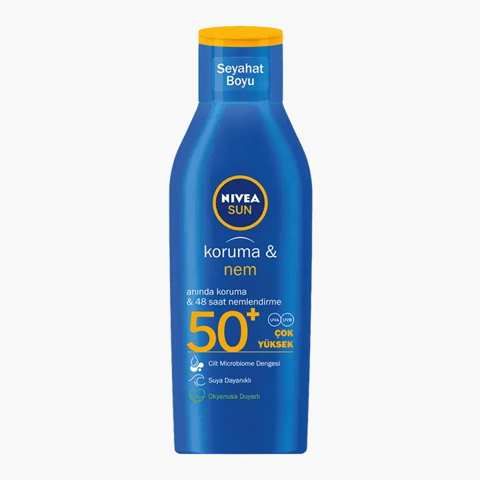 Nivea Sun Koruma ve Nem Güneş Losyonu 50+ SPF 200 ml - Dermoderm