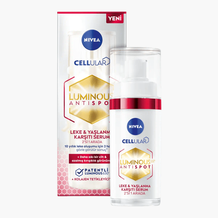 Nivea Visage Luminous 630 Yaşlanma ve Leke Karşıtı Serum 30 ml - Dermoderm