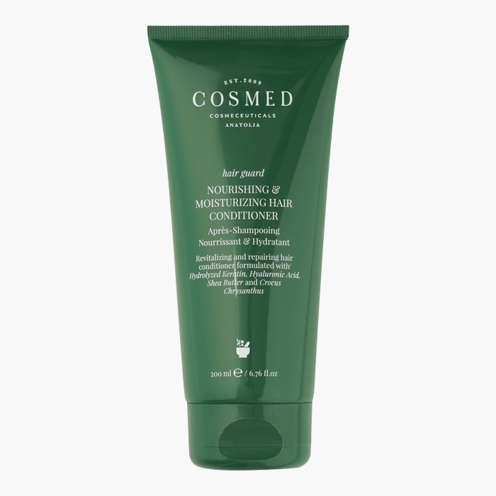Nourishing & Moisturizing Hair Conditioner - Yıpranmış Saçlara özel Keratin içeren Nemlendirici Saç Bakım Kremi - Saç Maskesi 200 ml - Dermoderm