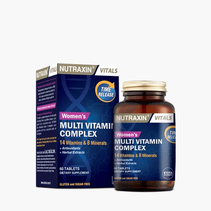 Nutraxin Multivitamin & Mineral Complex(Kadın) - Dermoderm