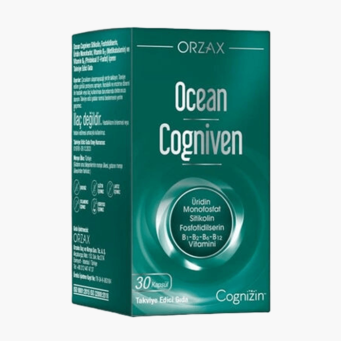 Orzax Ocean Cogniven İçeren Takviye Edici Gıda 30 Kapsül - Dermoderm