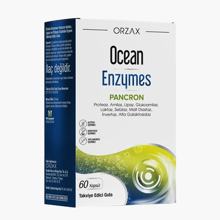 Orzax Ocean Enzymes Pacron 60 Kapsül - Dermoderm