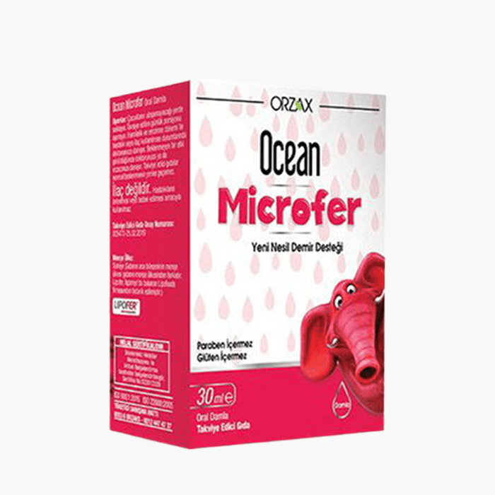Orzax Ocean Microfer Takviye Edici Gıda 30 ml - Damla - Dermoderm