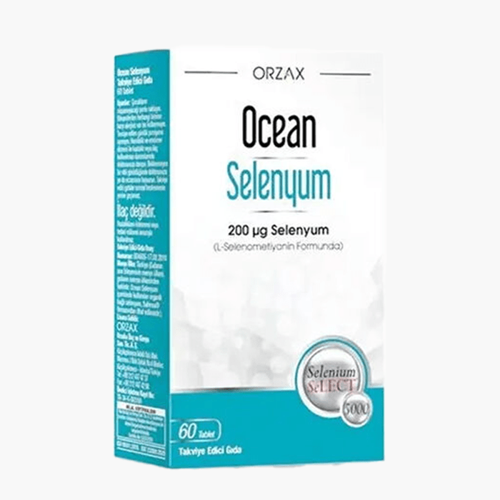 Orzax Ocean Selenyum Takviye Edici Gıda 60 Tablet - Dermoderm