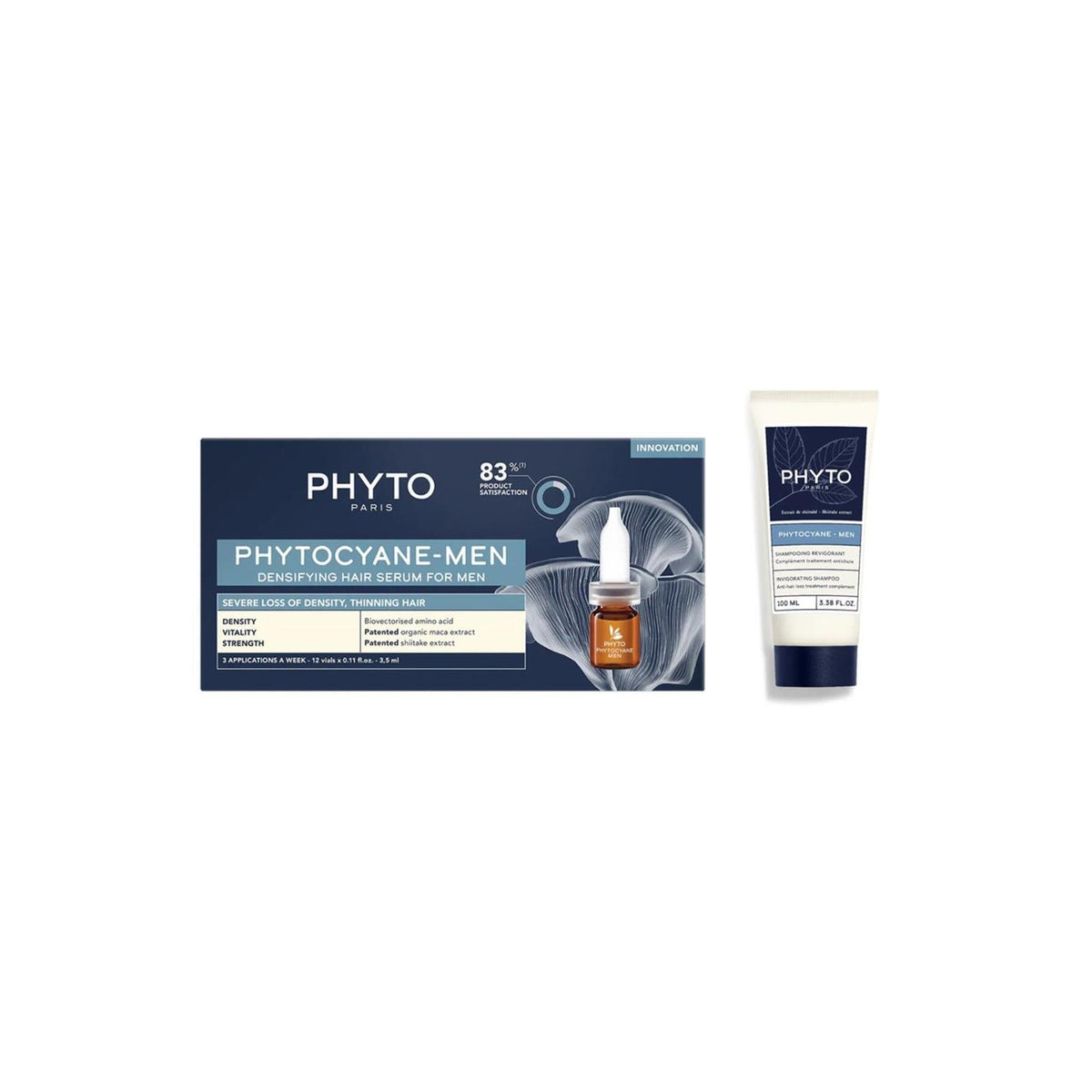 Phyto Phytocyane Erkek Tipi Serum ve Şampuan Seti 100 ml