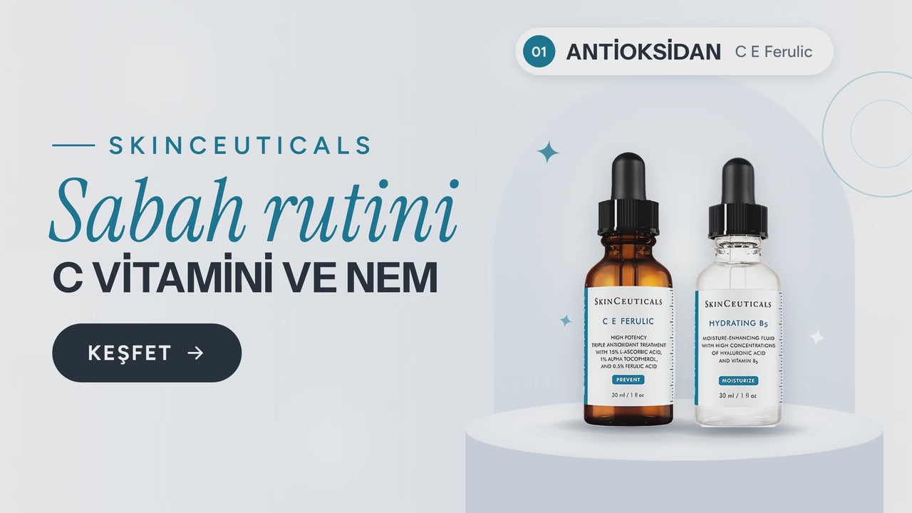 SkinCeuticals sabah rutini: C E Ferulic ve Hydrating B5 (mobil)