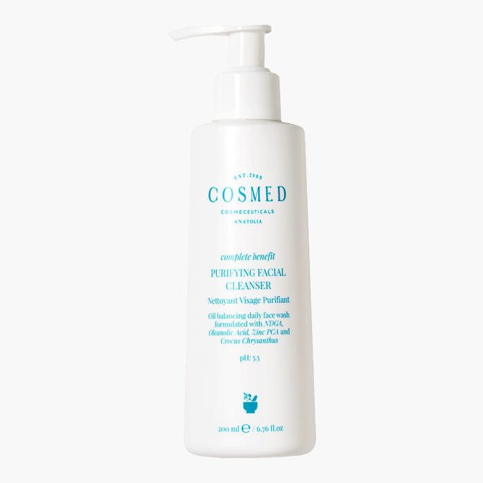 Purifying Facial Cleanser - Yağlı ve Akne Eğilimli Ciltlere Özel Arındırıcı Yüz Temizleme Jeli ph 5.5 200 ML - Dermoderm
