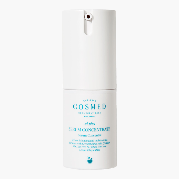 Serum Concentrate - Yağlı Pullanma Sorunu Yaşayan Ciltler İçin Serum - Ardıç katranı, Sarı Kantaron ve Meyan Kökü içerikli - Dermoderm