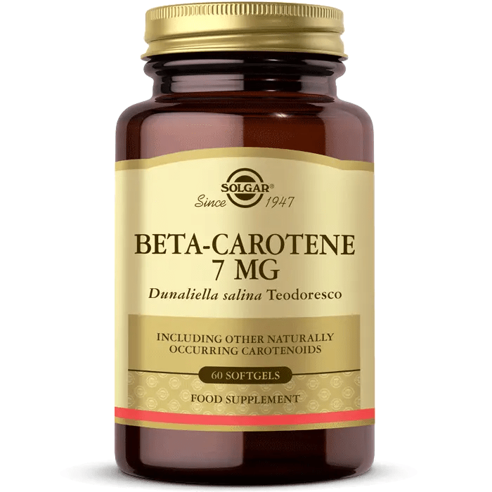 Solgar Beta Carotene 7 mg 60 Yumuşak Jelatin Kapsül - Dermoderm