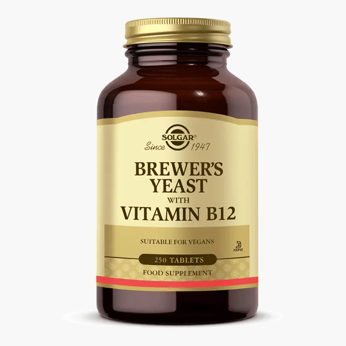 Solgar Brewers Yeast with Vitamin B 12 250 Tablet - Dermoderm
