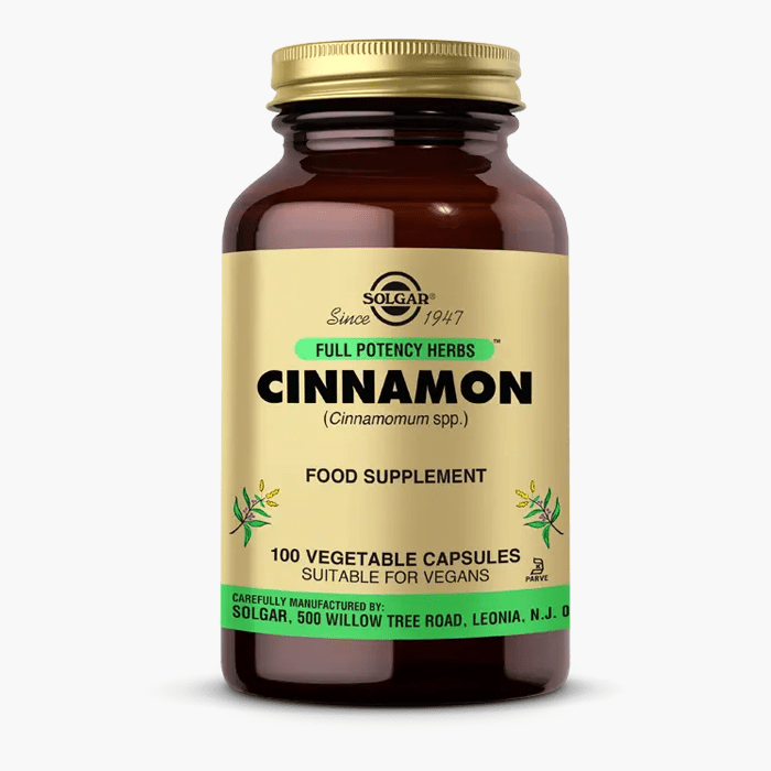 Solgar Cinnamon 100 Kapsül - Dermoderm
