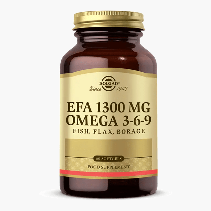 Solgar EFA 1300 mg Omega 3 - 6 - 9 60 Yumuşak Jelatinli Kapsül - Dermoderm