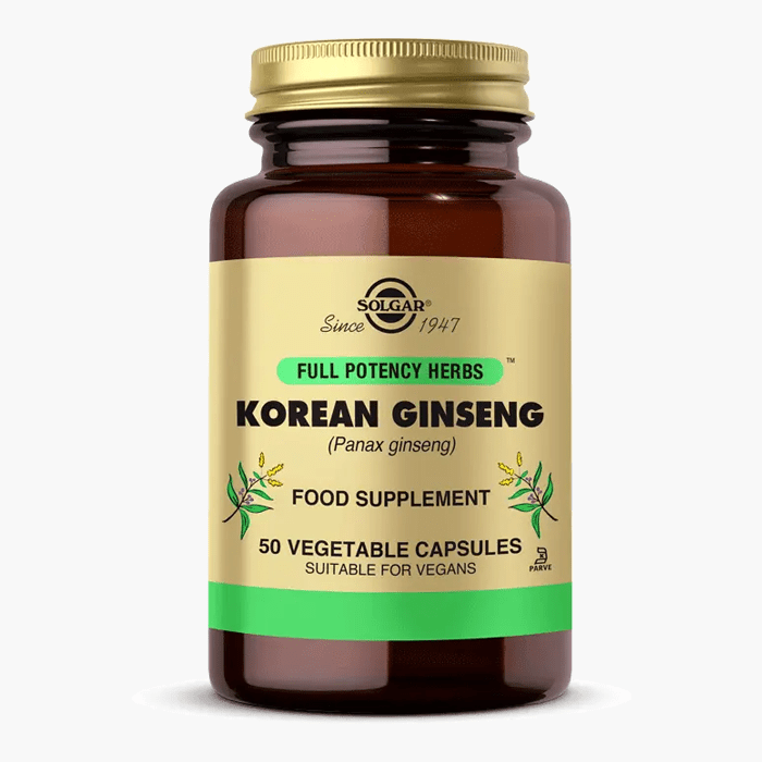 Solgar Korean Ginseng( Panax Ginseng ) 50 Kapsül - Dermoderm